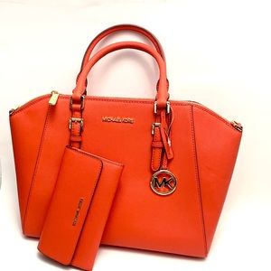 MICHAEL Michael Kors Ciara Top Zip Large Satchel
